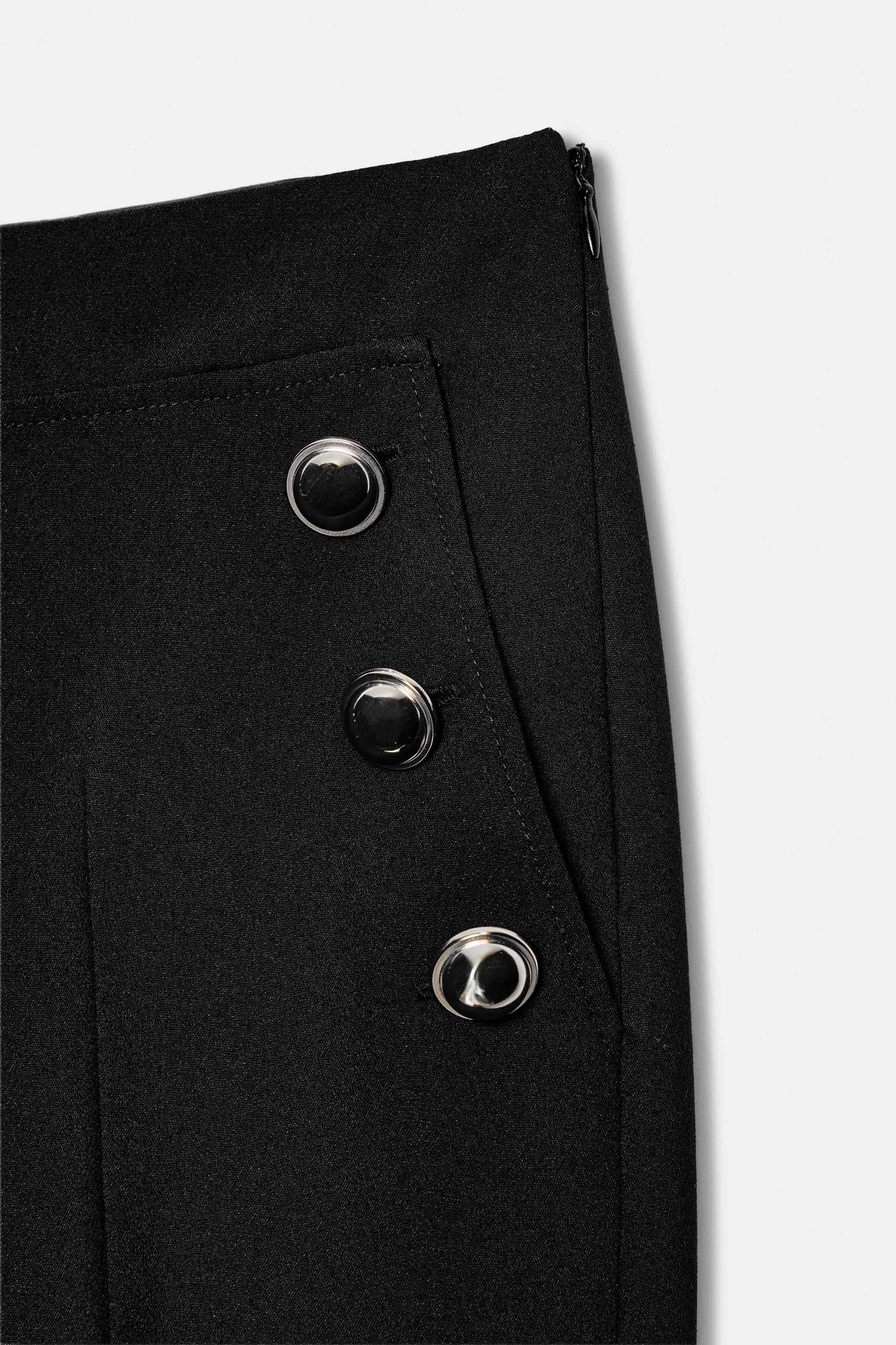 FLARE BUTTON PANTS